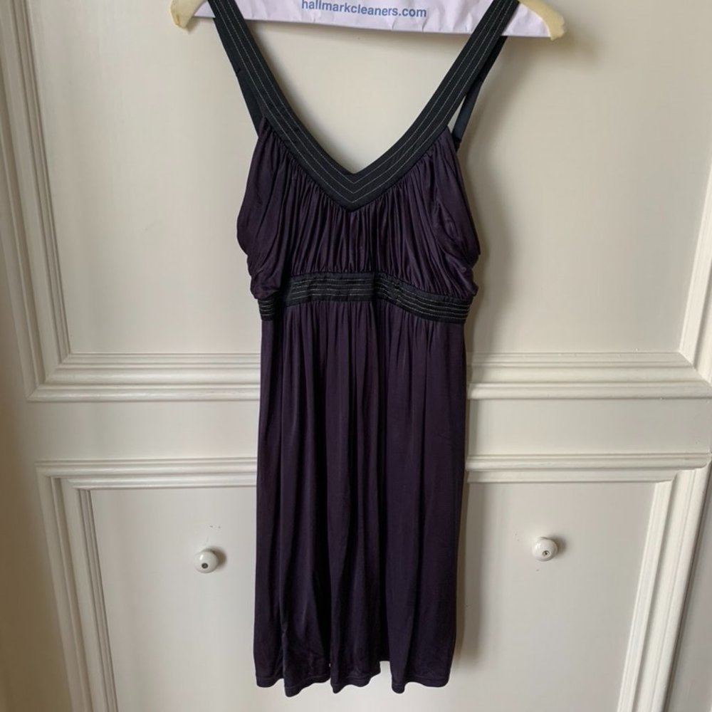 BCBG MAXAZRIA Deep Purple Cocktail Dress - Picture 3 of 6